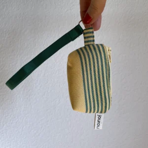 Mini Täschchen gelb-gruen