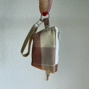 Mini Täschchen rot-beige